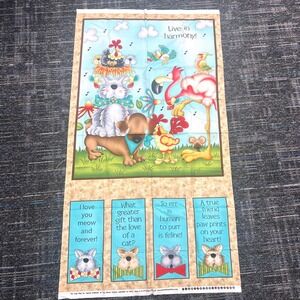 HENRY‎ GLASS - NO FOWL PLAY PANEL #8712P BY THE WHOLE COUNTRY CABOODLE- 24"x42"